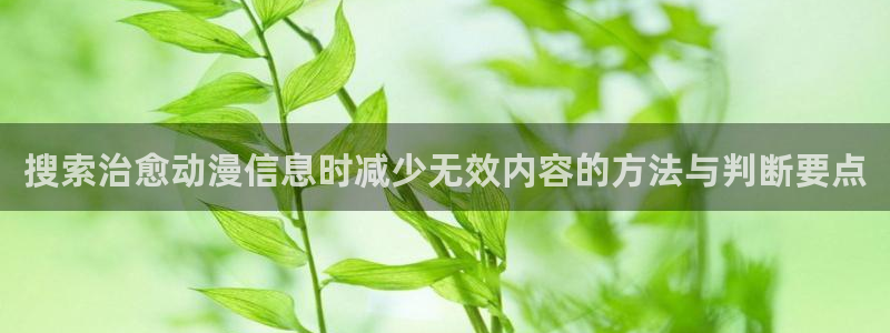 奇幻自卫队动漫第二季：搜索治愈动漫信息时减少无效内容的方法与判断要点
